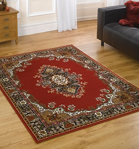 Flair Rugs - Tappeto Element, colore: rosso