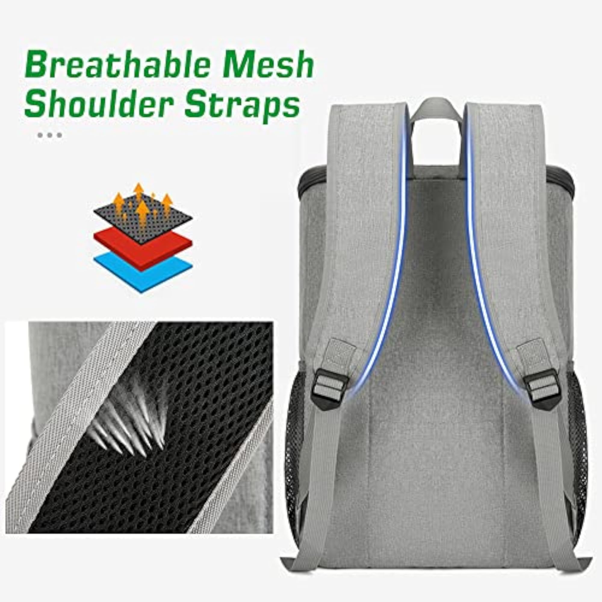 Leakproof Insulated Cooler Backpack for Outdoor Camping