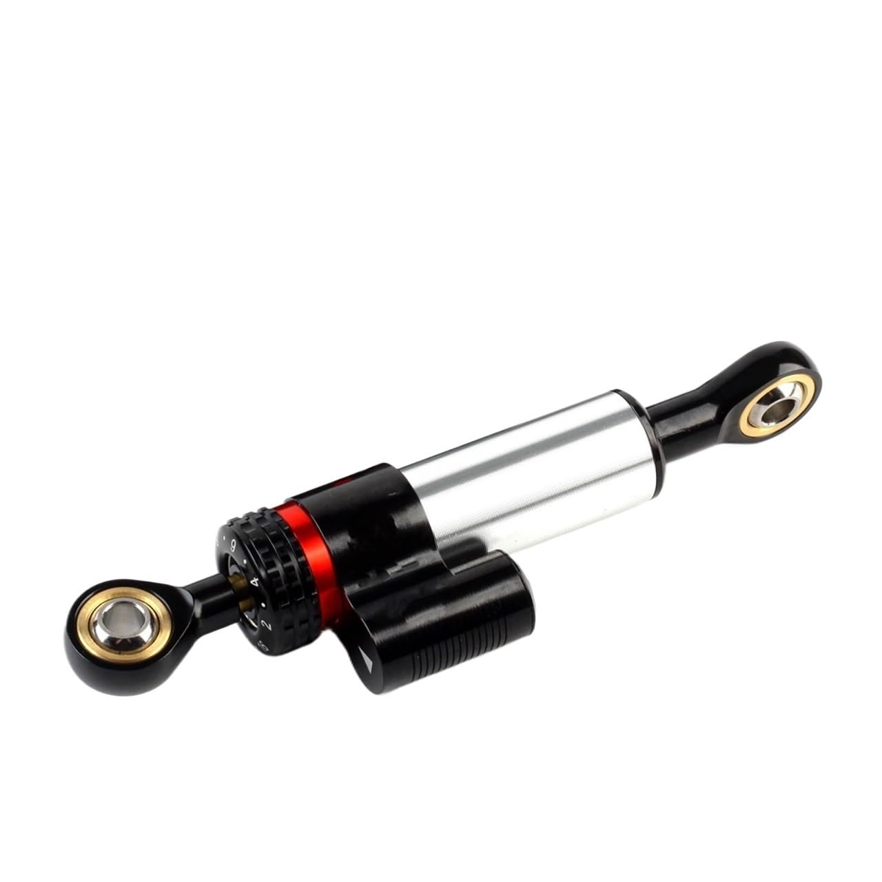 Akcesoria motocyklowe Regulowany uniwersalny amortyzator skrętu Matris z włókna węglowego 175 mm do skutera Stabilizator Amortyzatora(175mm Aluminium)