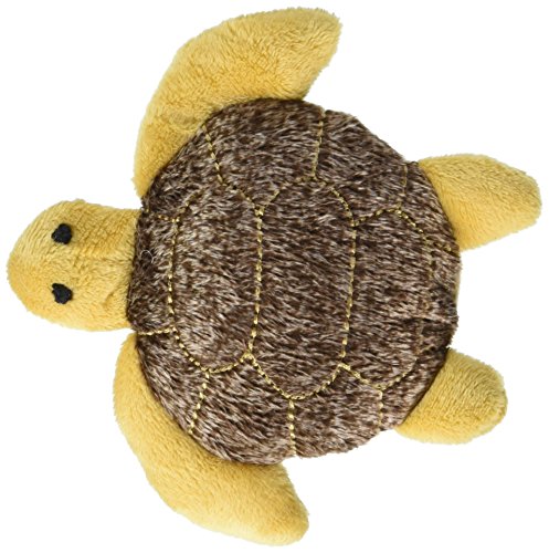 Petlinks Tipsy Turtle Refillable Plush Cat Toy with Catnip Tube - Blue, One Size