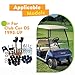 CLUBRALLY Club Car DS Deluxe Golf Cart Front and Rear End Repair Bushing Kits for 1993-Up