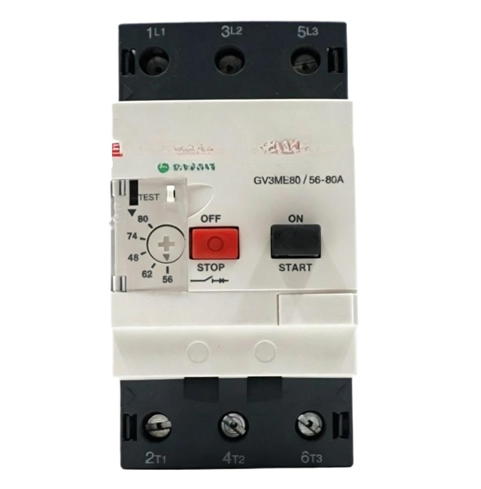 CJKXPZMH GV3P80 Motor Circuit Breaker GV3P65, GV3P73 Motor Protector 50~80A(GV3P65)