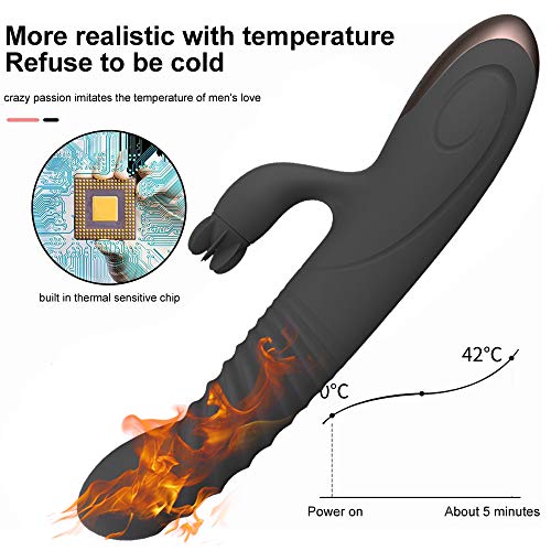 Vibradoris Feminino Brinquedos Sexuais Eróticos Estimulador Clitóris e Ponto G 10 modos de Vibração
