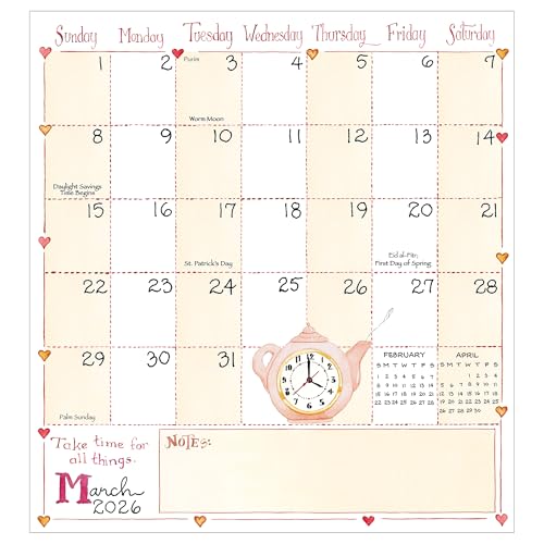 tf publishing 2026-2027 susan branch small monthly pocket planner with 2 page large calendar grid and lined notes section - 2 year pocket calendar 2026-2027 perfect for purse - 35in x 65in