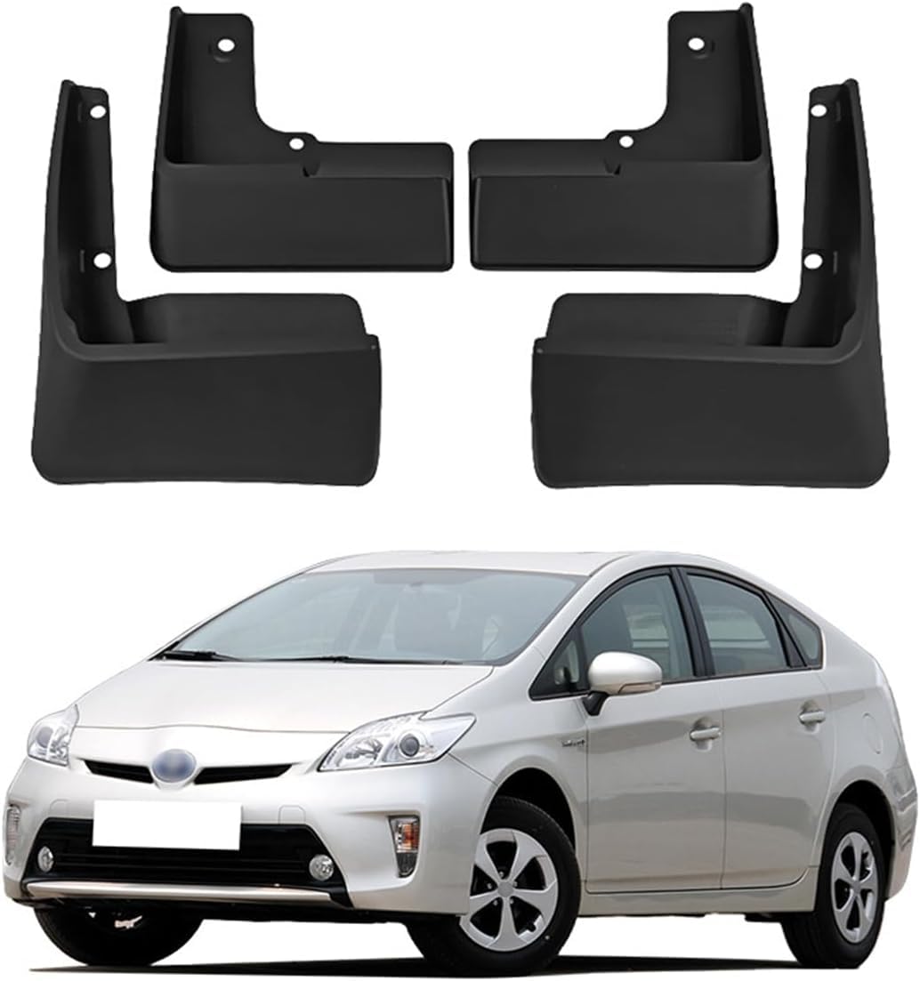 Plakdfuu Normal Car Mud Flaps For Prius 2010-2015, Styling Body Accessories Splash Guards Fender (Set Of 4)