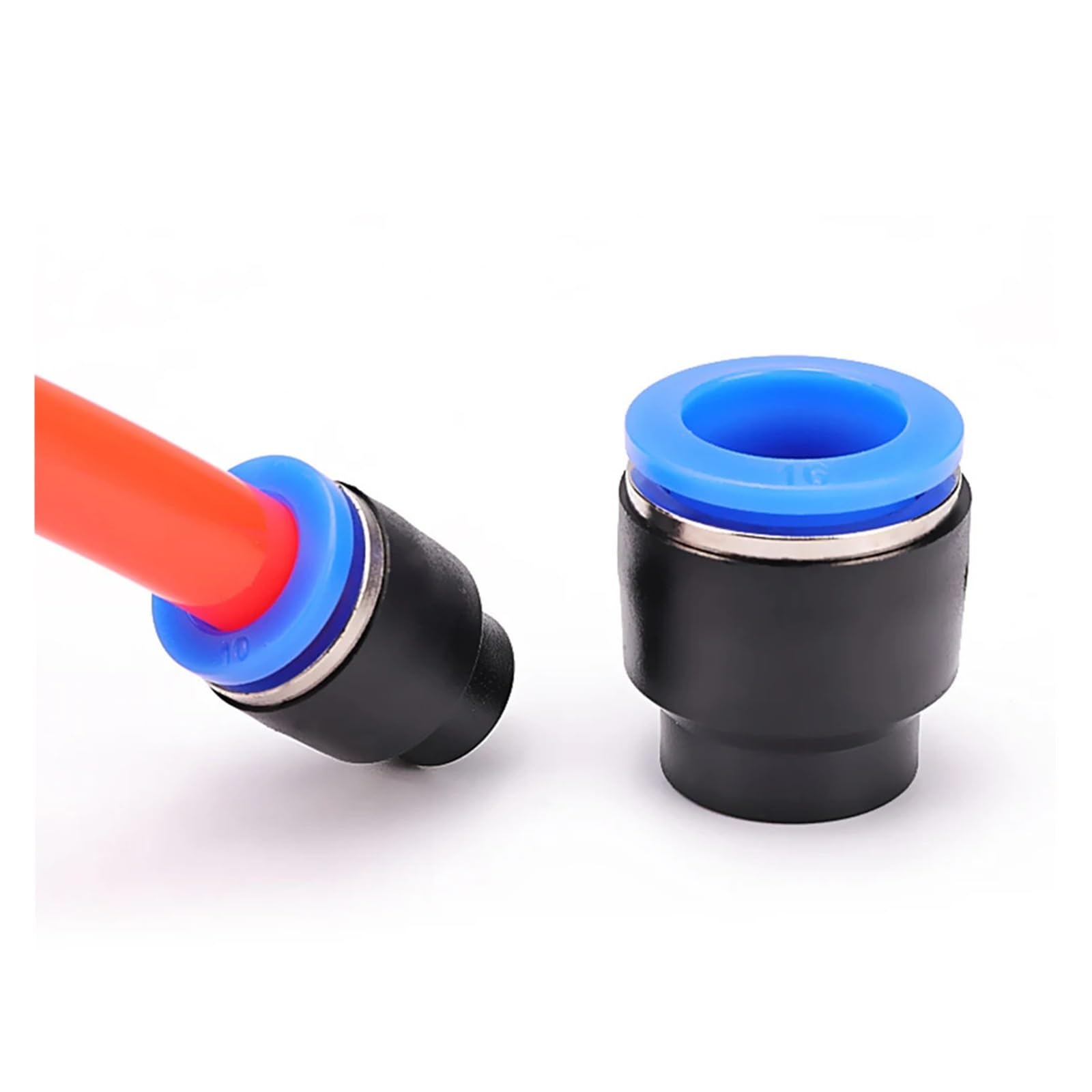 10 Uds tapones neumáticos PP-4 6 8 10 12 14 16mm PPF tapa tubo de manguera conector de empuje tubo de aire accesorio de extremo ciego fontanería de agua(PPF-10)