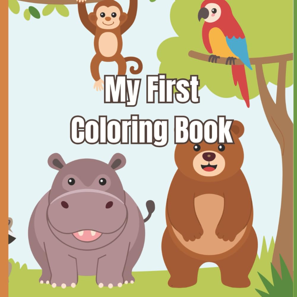 Animals and Alphabet Coloring Book for Kids: Fun and Easy, Color Animal, Trace Alphabet | Educational Book for Children Ages 3-4