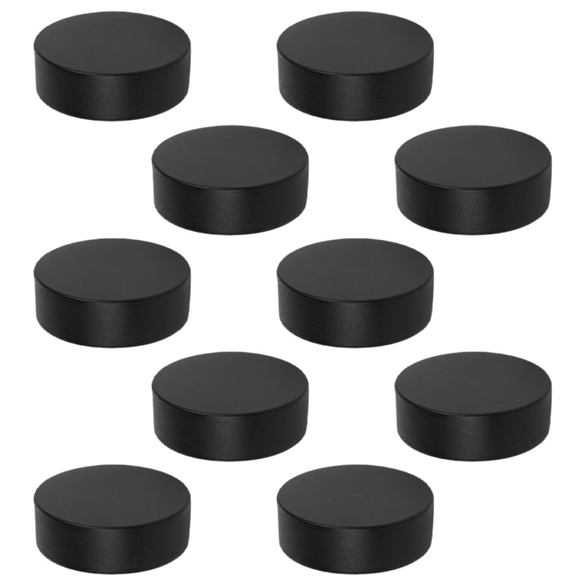 Abaodam 12 Puck Hockey in Schiuma PU Morbida Leggeri e Silenziosi per Allenamento Indoor e Outdoor Mini Dischi da Hockey per Esercizi Sportivi e Giochi in Casa