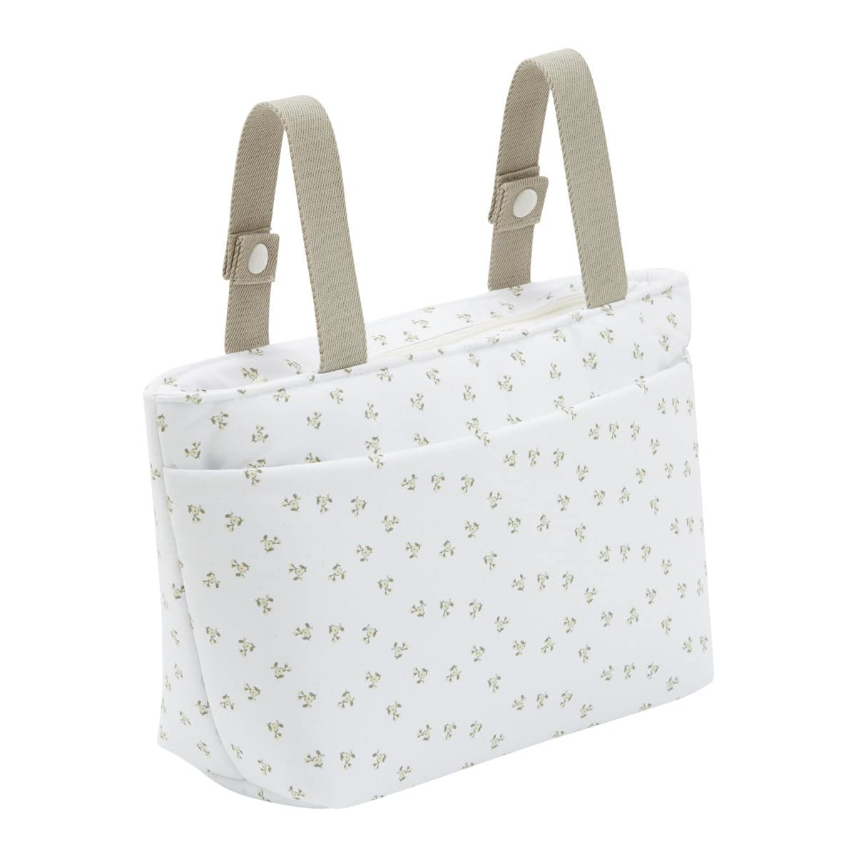 Cambrass - Bolso carro maternal para bebe - bolso de maternidad para carritos de bebe - organizador para pañales y otras cosas de bebe - Sensitive Beige 13x38x20 cm