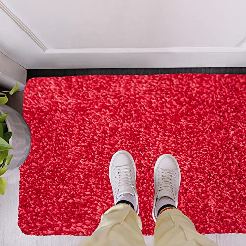 Image of Microfiber Door Mat 20 inchx30 inch - Non-Slip Washable Entryway Rug