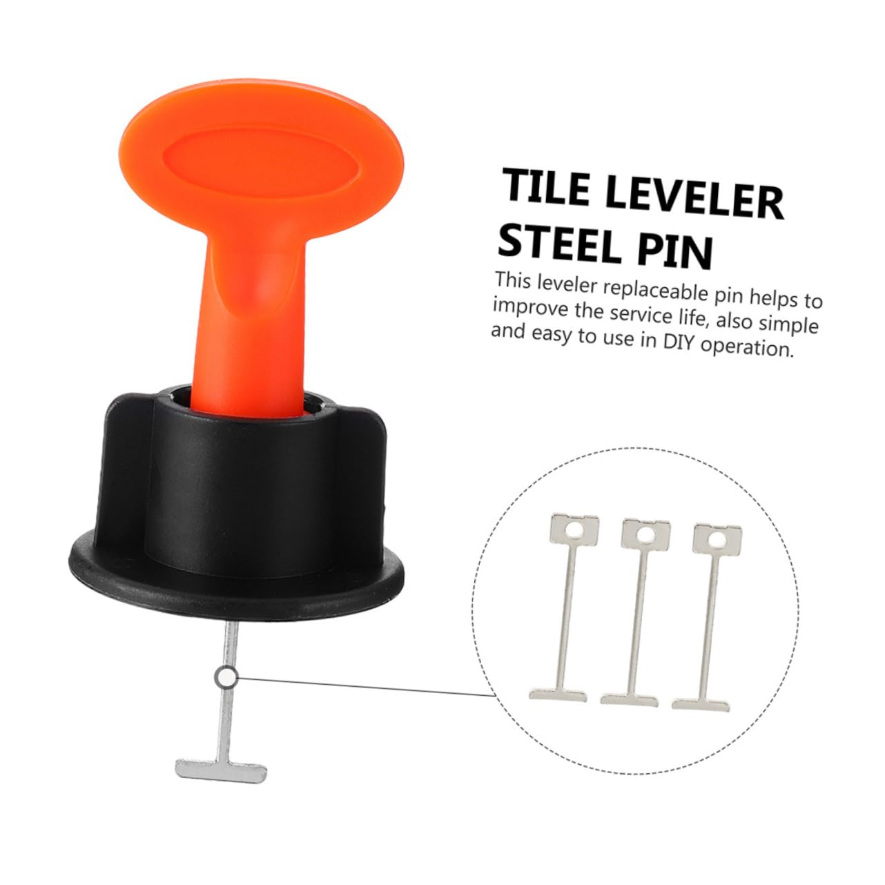 OSALADI 600pièces Entretoises De Carrelage Acier Aiguilles De Nivellement Réutilisables Pour De Carrelage Céramique Outils De Nivellement Pour Sols Et