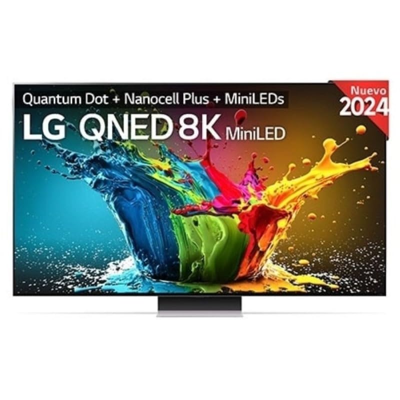 LG 86QNED99T9B TV 86' (218 cm) QNED MiniLED TV (α9 AI Processor 8K Gen7, Dolby Vision, hasta 120 Hz) [año de modelo 2024]