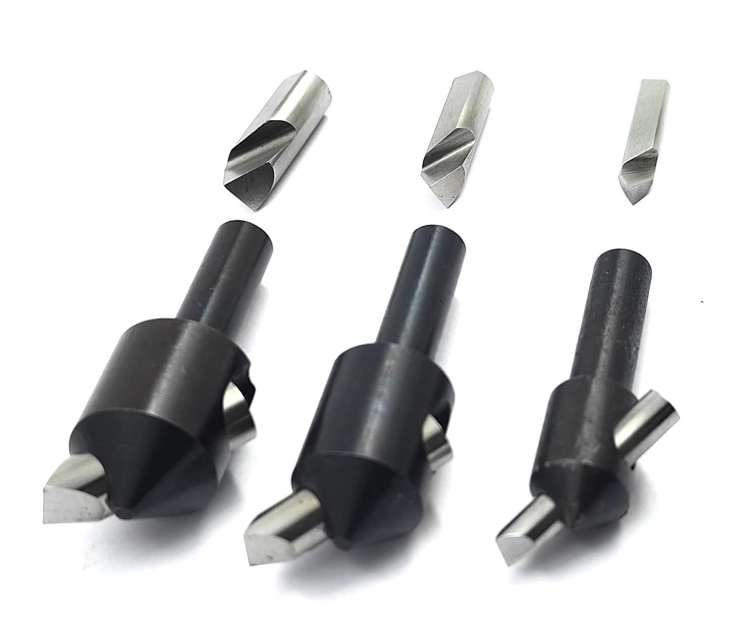 Buyohlic Set of 3 Pcs Fly Cutters 3/8" Shank with Spare HSS Tool Bit