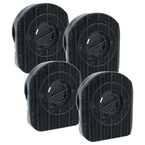vhbw 4x Filtres à charbon actif remplacement pour Airforce AFCONFFCA14, 708075, AIRFC51, AFFCA pour hotte aspirante