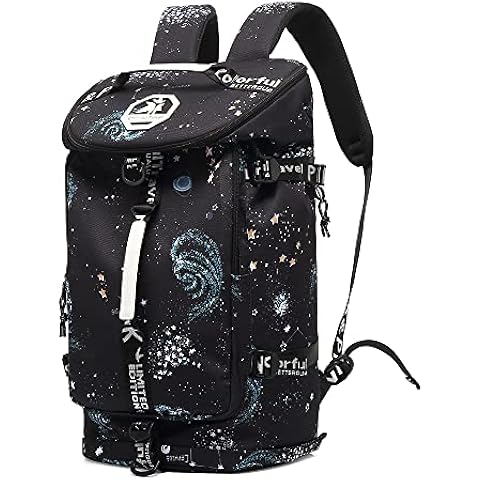 Kalesi Cool Gym Duffle Bag Backpack 4-Way Waterproof with Shoes Compartment for travel Sport Hiking laptop Lightweight