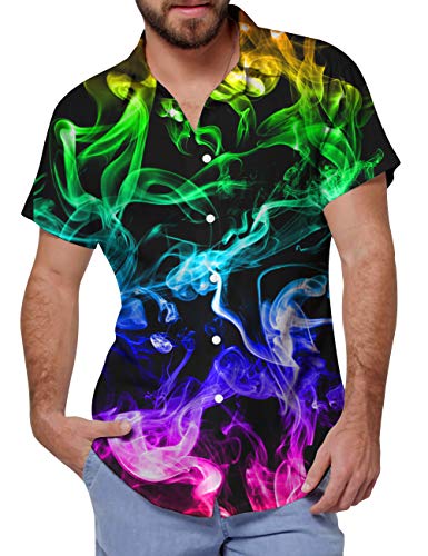 Unisex T-Shirts Creative Wall Pink Floyd 3D Printed Round Neck Loose Short-Sleeved Large Size Shirt XXS-6XL (2XL, 01)