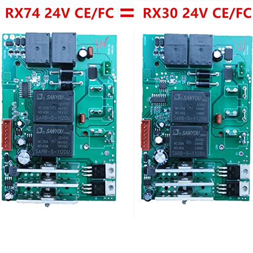 Weelye RX74 24V CE FC Control Box Receiver 2.4G Bluetooth,RX30 24V Mainboard Accessories Children Electric Ride On Car Replacement Parts