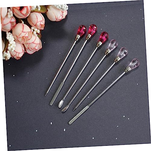Palitos de mezcla para uñas acrílico 2 piezas miniatura 6