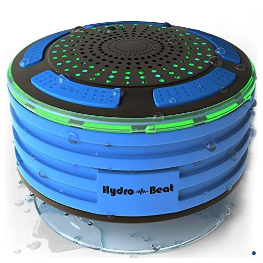Bluetooth Portable Waterproof Shower Radio - HB Illumination – Shockproof, Dustproof Wireless Shower Radio with Suction Cup, Perfect for Pool, Shower, Boat, Beach, Hot Tub, Outdoors, Indoors