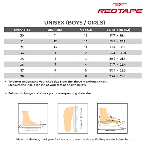 Image of Red Tape Unisex Kids Walking Shoes