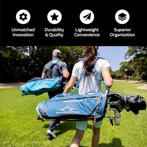 Sun Mountain 2025 Stellar 14 Way Golf Bag - Full-Featured Riding Cart Bag with Smart Organization - 11 Front-Facing Pockets and Easy Cart Strap Pass-Through for Golf Enthusiasts - Image 4