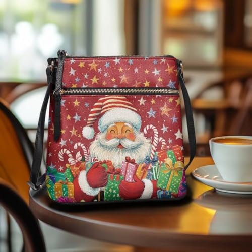 Coldinair Medium Size Shoulder Handbags Crossbody Bag for Women PU Leather Satchel Purse Shoulder Bag3