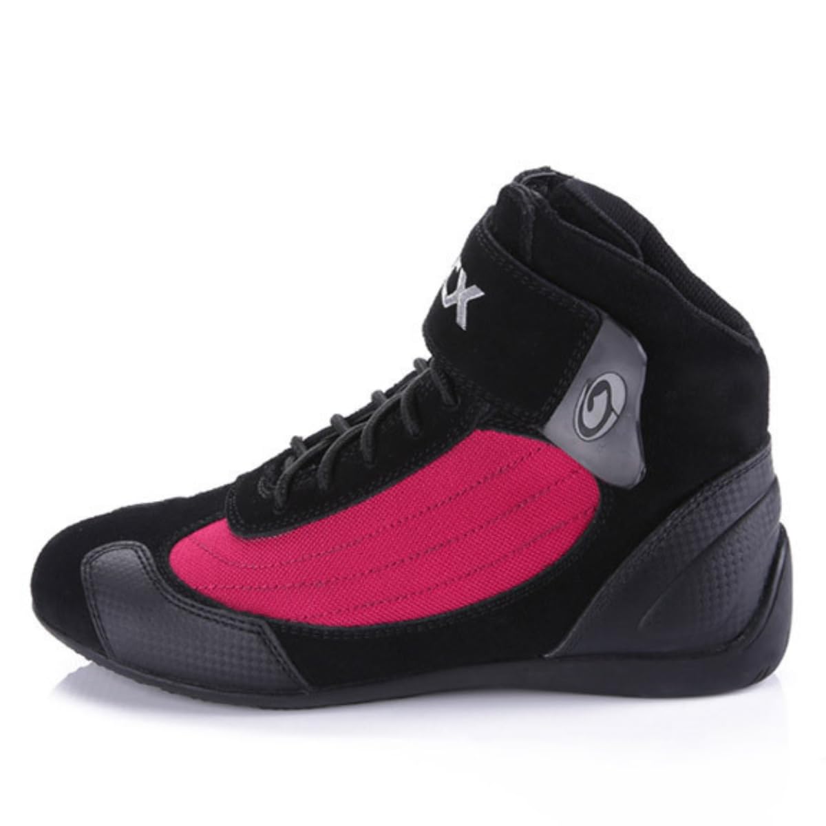 Scarpe da Moto per Uomo/Donna Unisex Stivali Moto Traspirante e Antiscivolo