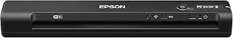 Epson Workforce ES-60W Wireless Portable Sheet-fed Document Scanner for PC and Mac 10.7" by 1.9" by 1.4"