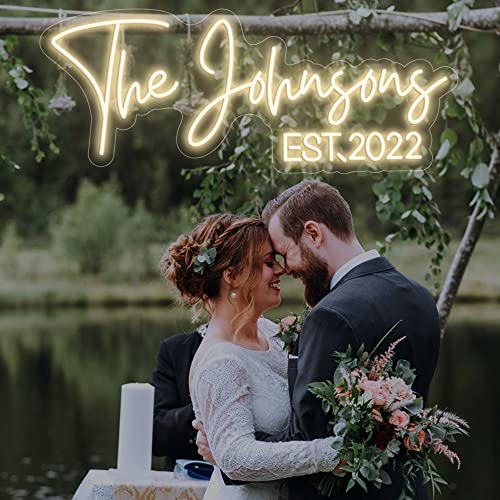 OPBYWE Custom Neon Signs, Personalized Large LED Neon Light Signs for Wall Decor, Customizable Name Logo for Wedding, Business, Bar Shop,Bedroom & Birthday Party, Ready to Hang - Thumbnail 6