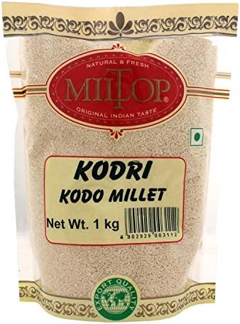 Miltop Kodri-Kodo Millet, 1 kg (Healthy Diabetic Food)