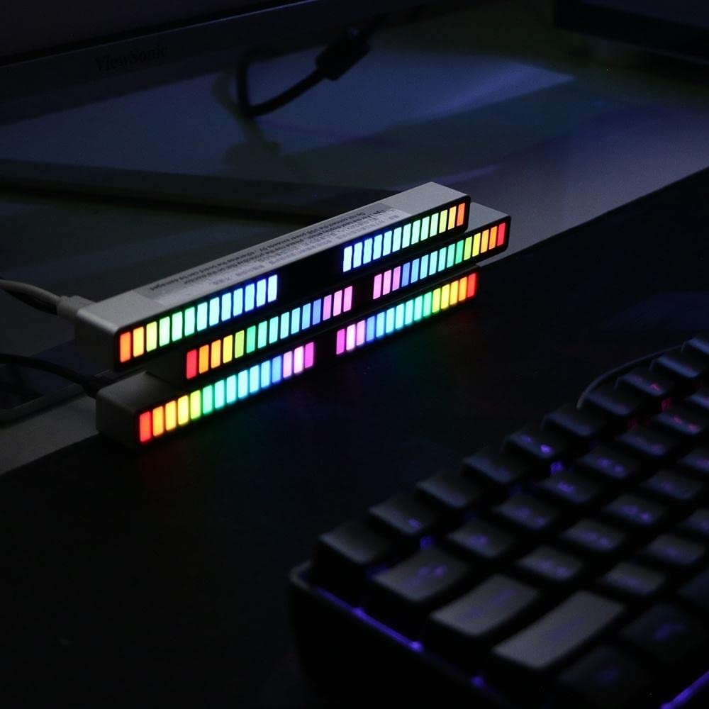 Lampada Music Bar - LED RGB - Lampada da tavolo - Collegata alla tua musica - Seguire in tempo reale - Ideale per il gaming, camera, ufficio