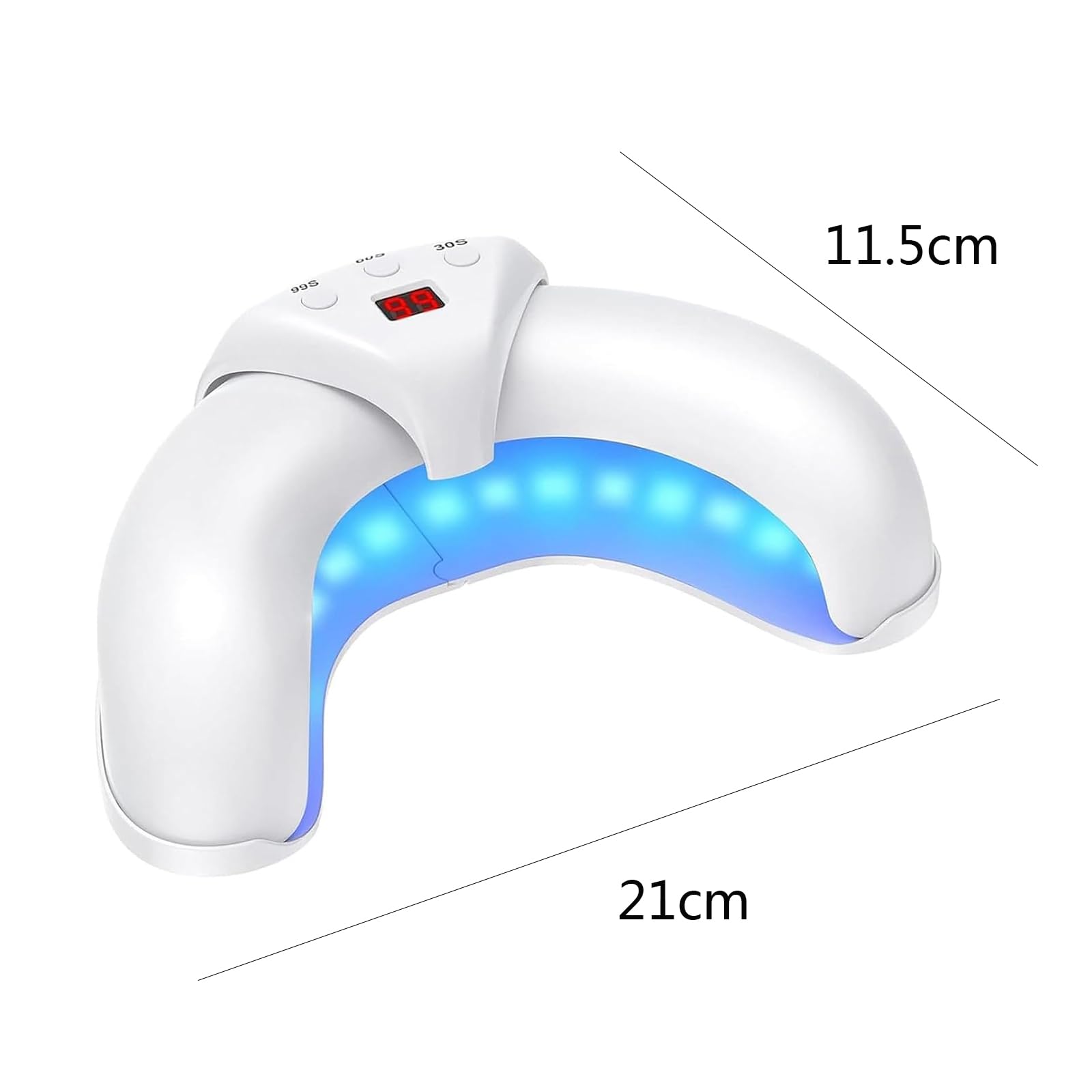 Lichttherapiegerät für Nagelpilz, Nagelpilz Lasergerät，LichttherapiegeräT Nagelpilz, Nagelpilz BehandlungsgeräT, Nagelpilz Laser Behandlungsgerät, Nagelpilz Behandlungs Gerät für Finger & Fußnägel (A)