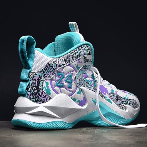 Image of Men's Basketball Shoes Fashion Printed Sneakers