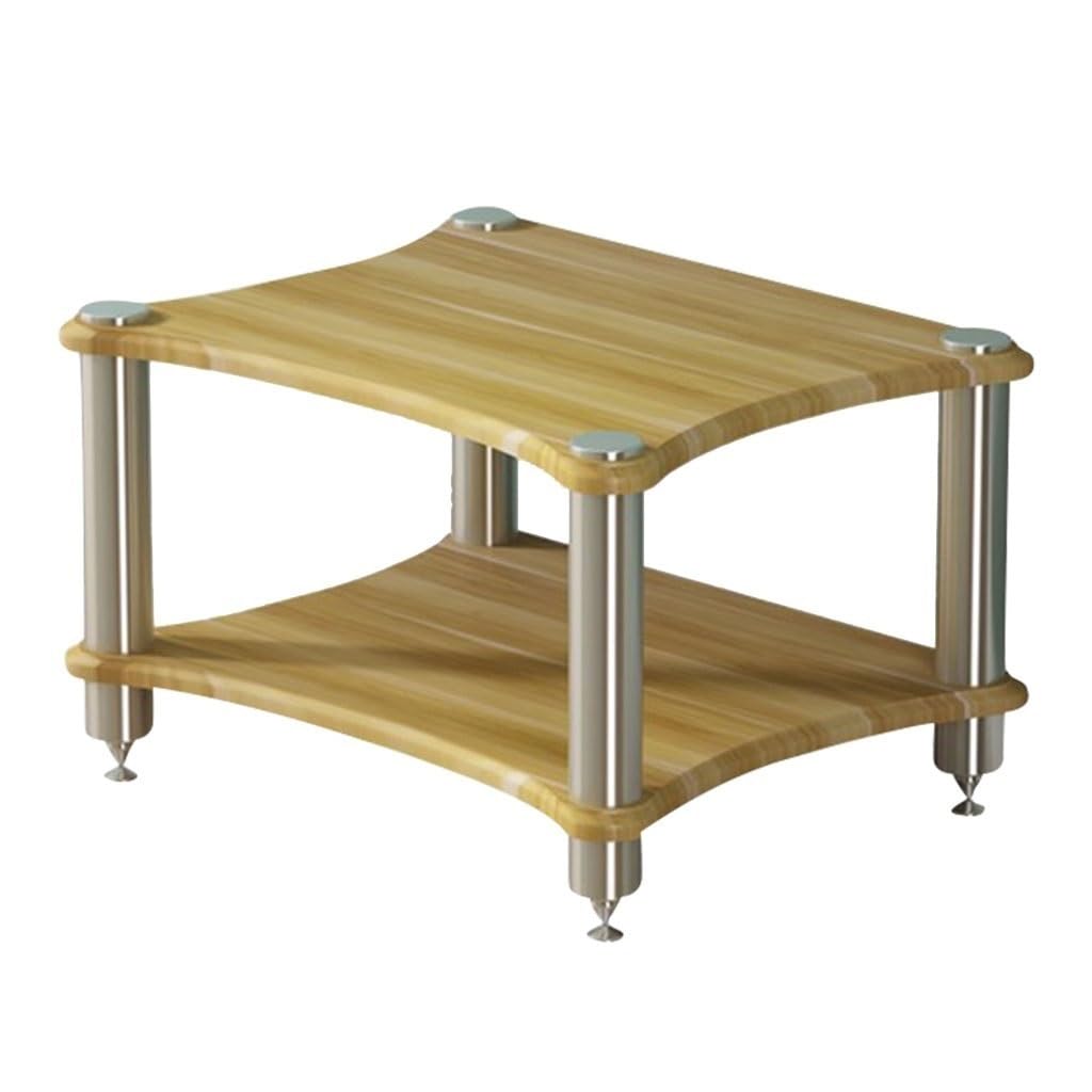 Meuble HiFi multifonctionnel étagère 2 niveaux en MDF bois
