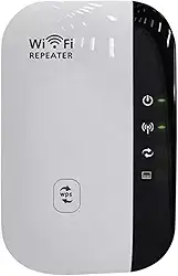 Repetidor de Sinal WiFi Sem Fio, Longa Distância 2.4GHz, Porta LAN 10/100 Mbps, Alta Velocidade 54Mbps, Rede Estável Ideal para Casa e Escritório