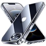 NIMASO iPhone 16e 用 ケース 第4世代 クリア 黄変防止 耐衝撃 米軍MIL規格 SGS認証 PC背面 いPhone 16e 対応 ケース 傷つけ防止 超薄型 軽量 ワイヤレス充電対応 アイフォン 16e対応（6.1インチ） スマホケース クリア（氷星シリーズ） NSC24L1578