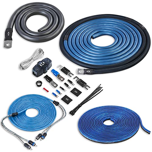 Câblage complet amplificateur 1/0 AWG pour éliminer les chutes de tension audio NVX