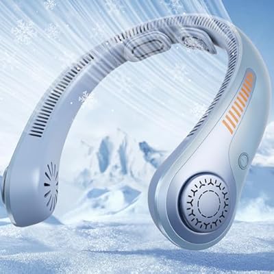 Portable Neck Fan - Rechargeable Personal Fan w...
