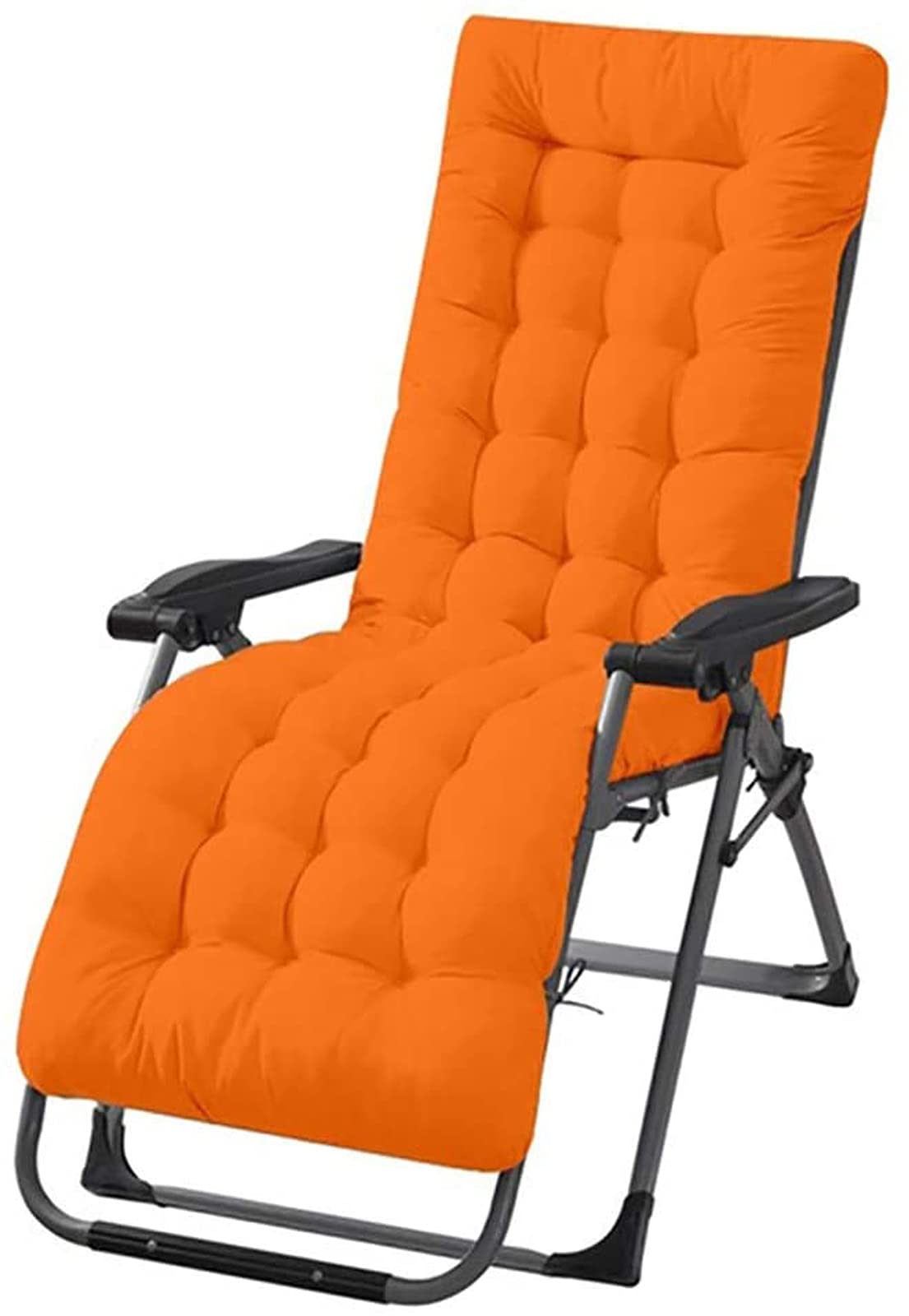 WanJing Garden Sun Lounge Chair Pad Thick Recliner Cushion High Back Chair Cushion Soft Seat Cover Cushion Portable Tatami Floor Mat for Indoor Outdoor Travel125x48cm