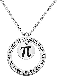 Math Necklace Math Symbol Pendant Necklace Mathematical Math Jewelry Gifts Math Number Symbol Science Math Gifts
