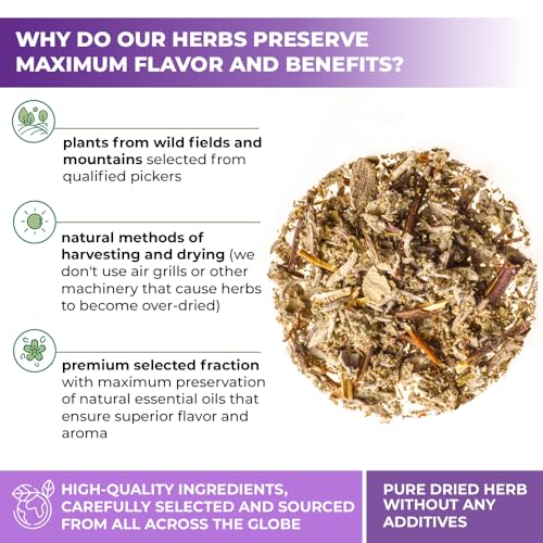 Image of 4 oz. Dried Sage Herb Herbs Tea (Salvia Officinalis) - 113g (4 oz) Herbal Tea Salvia Sage