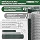 STREND PRO Maschendrahtzaun | Geschweißt - PVC | 0.5m x 10m | 1,2 mm, 12,7x12,7mm | Kaninchendraht, Hasendraht, Volierendraht für Garten & Tierhaltung | Hasengitter, Hühnerzaun, Zaun
