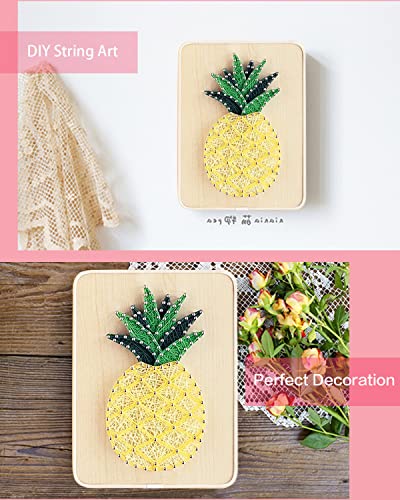 Image of DIY String Art Kit for Beginner, DIY Pineapple Craft Kit,Unique Gift,Craft Kit for Holidays