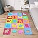 MSHEN Tapis de Sol épais pour l’éveil de bébé-Puzzle géant aux Motifs Animaux-Lot de 18 Dalles en Mousse Multicolores Tapis de jeu-5456G3009