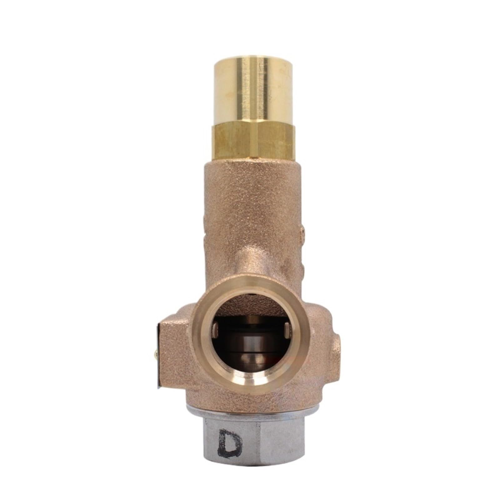 Válvula de Alivio de Vapor de Agua del Grifo AL-150, válvula de Seguridad roscada de Bronce DN15, DN20, DN25, DN32, DN40, DN50(DN15)