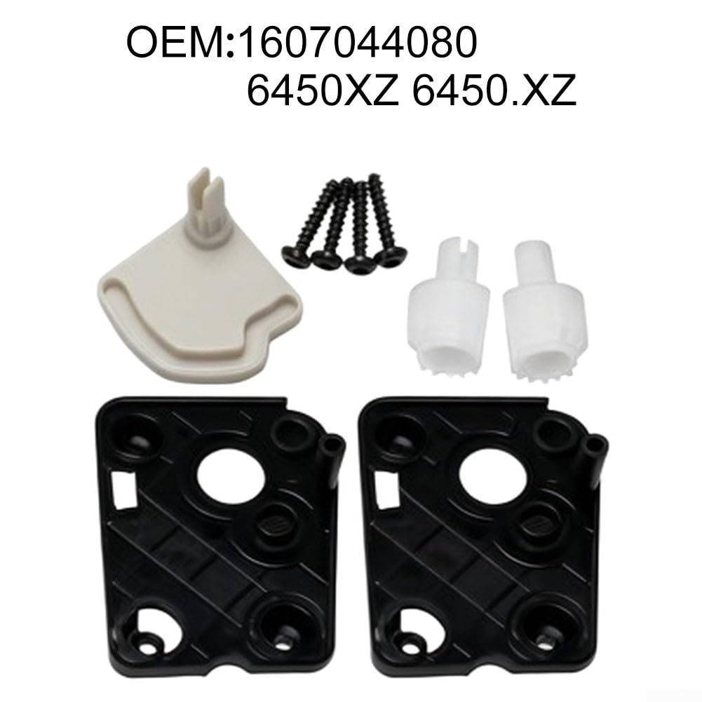 Kit de reparación de ajuste de aire acondicionado para 307 y para C4, juego de herramientas de control de CA con OEM 1607044080 6450XZ, para ABS negro