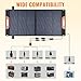 100W Foldable Solar Panel - Charger for Power Stations | Monocrystalline 23.5% High Efficiency QC3.0 USB-A/USB-C Output | IP65 Waterproof | Portable for Camping, RV, Emergency Blackout
