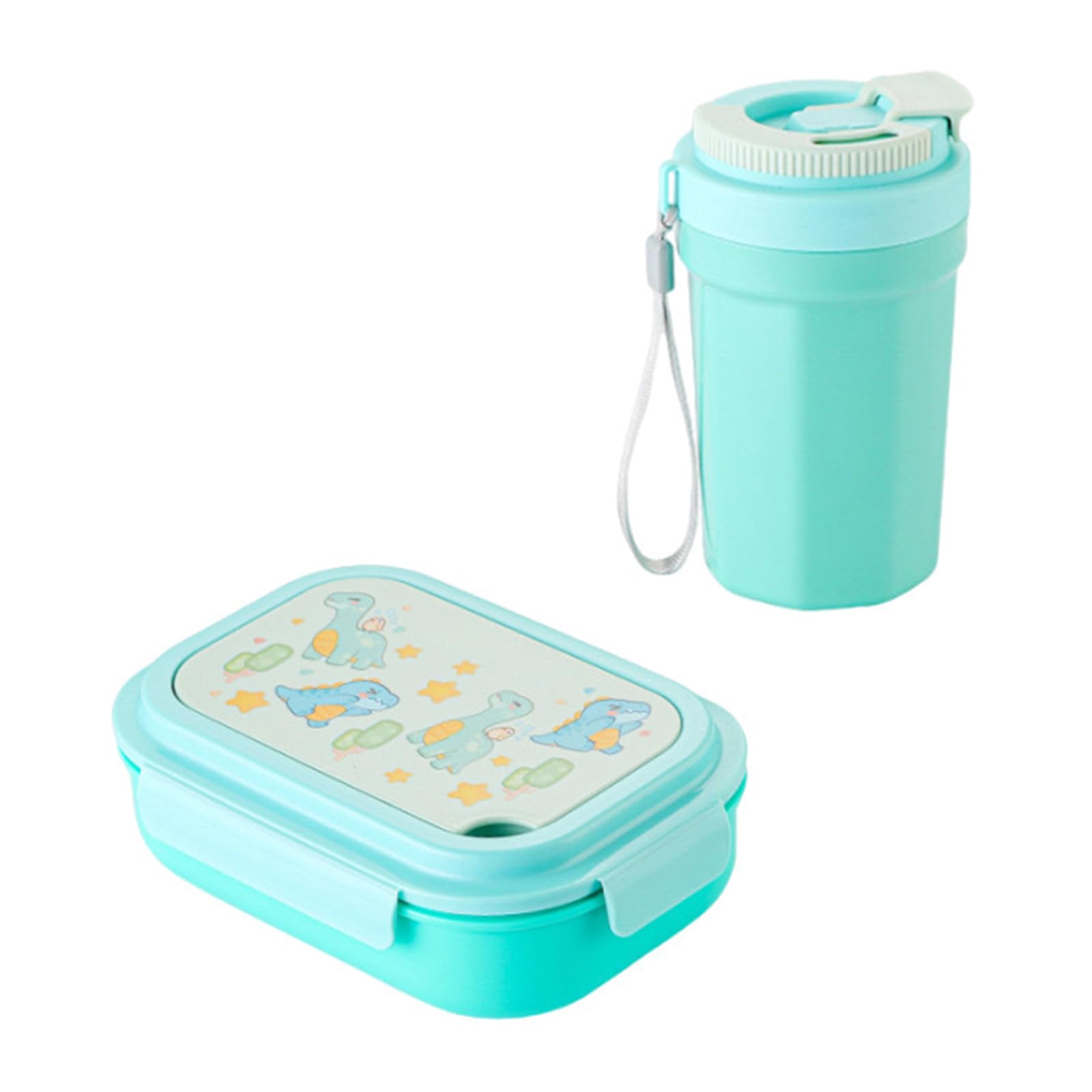 carotoe Multiple Section Meal Container Dishwasher Friendly Bentos Box for Kids Adults Microwave Use Leak Proof Meal Preps Container