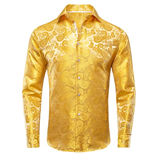Chemise en soie jacquard homme pour rester élégant en rendez-vous Suwequest Cy-1089 XL