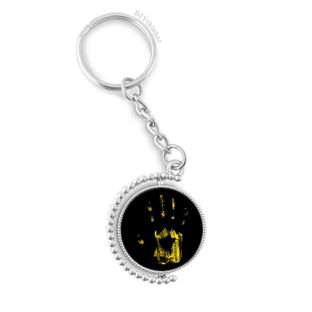 Llavero de Halloween giratorio con anillo Pilgrim contra pérdida de llaves 4